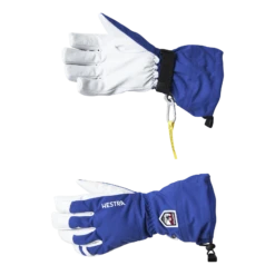Hestra Army Leather Heli Ski Blue