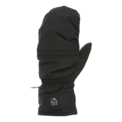 Hestra Primaloft Leather Mitt Black